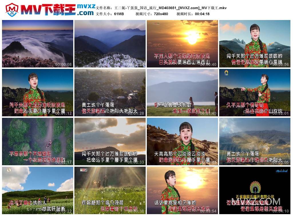 王二妮-丫蛋蛋_国语_流行_MD403651